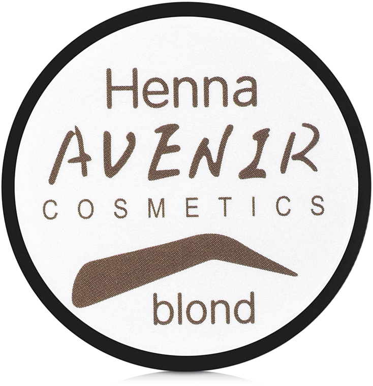 Indisches Henna für Augenbrauen und Bio-Tattoo - Avenir Cosmetics Henna — Bild N2