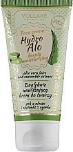 Düfte, Parfümerie und Kosmetik Feuchtigkeitsspendende Gesichtscreme mit Aloesaft und Gurke - Vollare Cosmetics VegeBar Hydro Alo Moisturising Face Cream