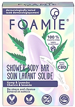 Düfte, Parfümerie und Kosmetik Feste Duschseife - Foamie Hemp & Lavander Shower Body Bar