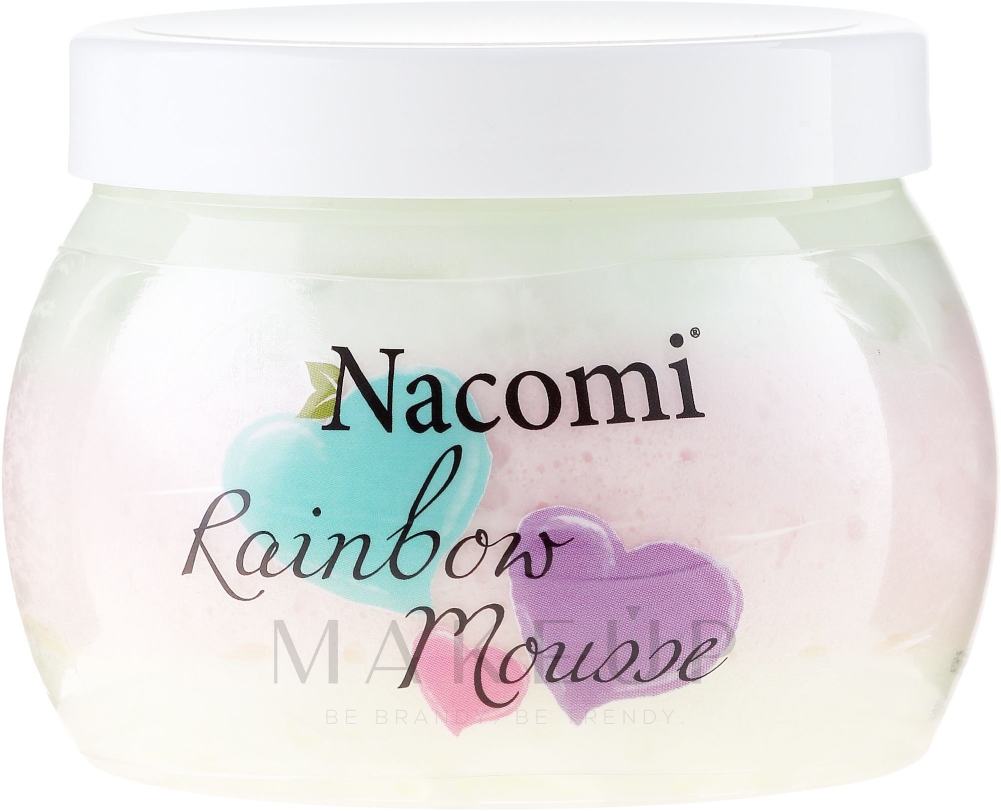 Körpermousse mit Wassermelone - Nacomi Rainbow Mousse — Bild 200 ml