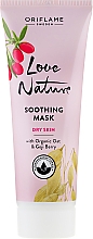 Düfte, Parfümerie und Kosmetik Beruhigende Gesichtsmaske mit Bio Haferextrakt und Goji-Beere - Oriflame Love Nature Soothing Mask