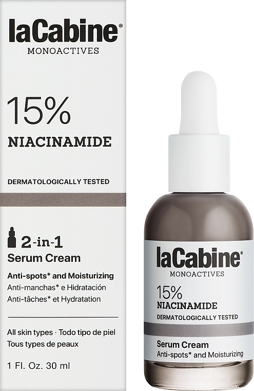 Gesichtsserum-Creme - La Cabine Monoactives 15% Niacinamida Serum Cream — Bild N2
