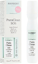 Düfte, Parfümerie und Kosmetik Anti-Pickel Roll-on mit Sofort-Effekt - Marbert Purifying Care Pura Clean SOS Anti-Pickel Roll-on