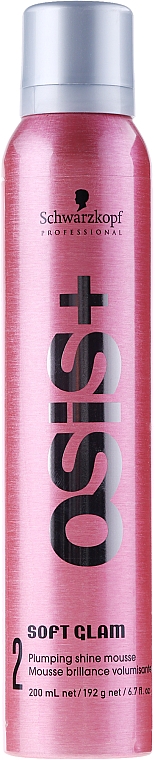 Haarmousse für mehr Volumen und Glanz - Schwarzkopf Professional Osis Glamination Plumping Shine Mousse — Bild N1