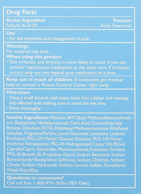 Gesichtsreinigungsgel gegen Akne mit Salicylsäure, Allantoin und Provitamin B5 - Peter Thomas Roth Acne-Clear Wash — Bild N3