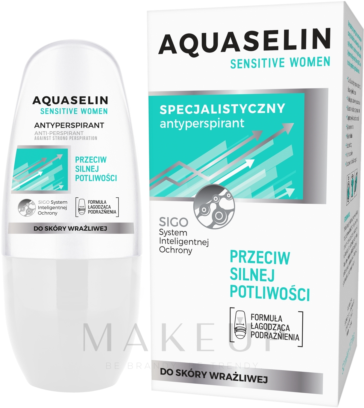 Deo Roll-on Antitranspirant für empfindliche Haut - Aquaselin Sensitive Women Deo — Bild 50 ml