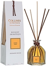 Düfte, Parfümerie und Kosmetik Aroma-Diffusor mit Duftstäbchen Bernstein - Collines de Provence Bouquet Aromatique Amber