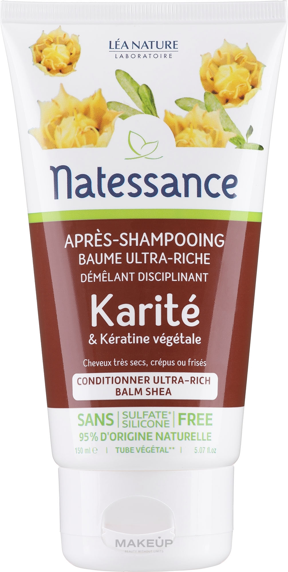 Ultra-reichhaltige Haarspülung - Natessance Ultra Rich Conditioner Shea Butter — Bild 150 ml