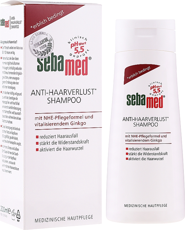 Shampoo gegen Haarausfall - Sebamed Classic Anti-Hairloss Shampoo — Bild N1