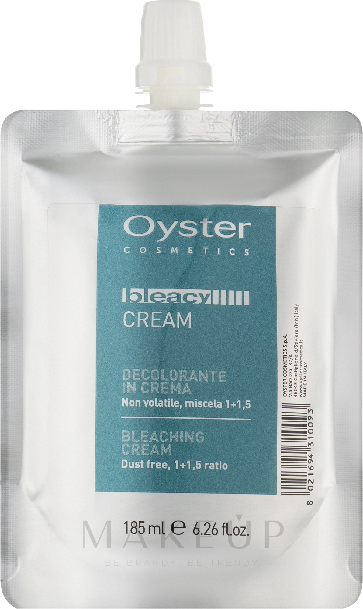 Aufhellende Haarcreme - Oyster Cosmetics Bleacy Cream — Bild 185 ml