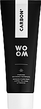 Aufhellende Zahnpasta mit Aktivkohle - Woom Carbon+ Black Whitening Toothpaste — Bild N1