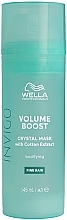 Düfte, Parfümerie und Kosmetik Volumen-Maske für feines Haar - Wella Professionals Invigo Volume Boost Crystal Mask