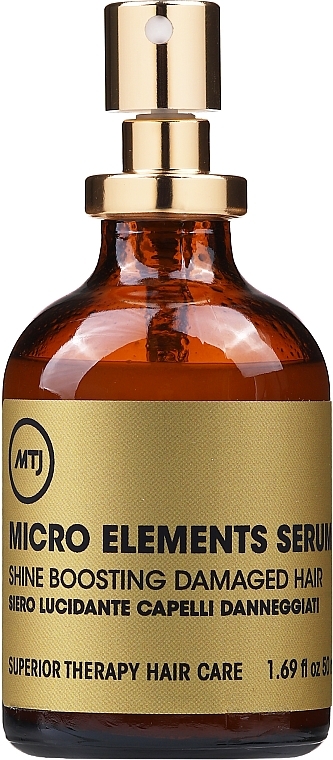 Haarspray-Serum für geschädigtes Haar - MTJ Cosmetics Superior Therapy Microelements Shine Boosting Serum — Bild N1