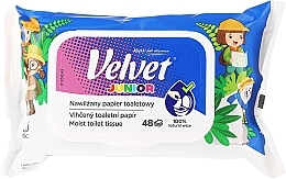 Feuchtes Toilettenpapier für Kinder  - Velvet Moist Toilet Tissue Junior — Bild N1