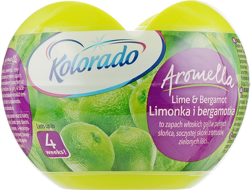 Lufterfrischer-Gel mit Limette und Bergamotte - Kolorado Aromela — Bild N1