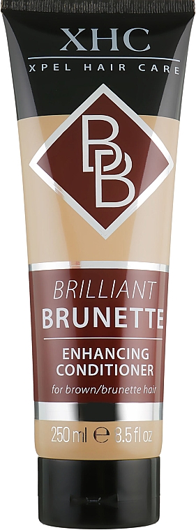 Kräftigender Conditioner für dunkles Haar - Xpel Marketing Ltd Brilliant Brunette Enhancing Conditioner Tube — Bild N1