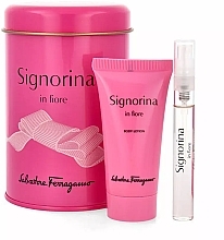 Düfte, Parfümerie und Kosmetik Salvatore Ferragamo Signorina In Fiore - Duftset (Eau de Toilette 5ml + Körperlotion 30ml)