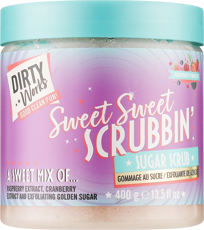 Zuckerpeeling für den Körper - Dirty Works Sweet Sweet Scrubbin Fruity — Bild N1