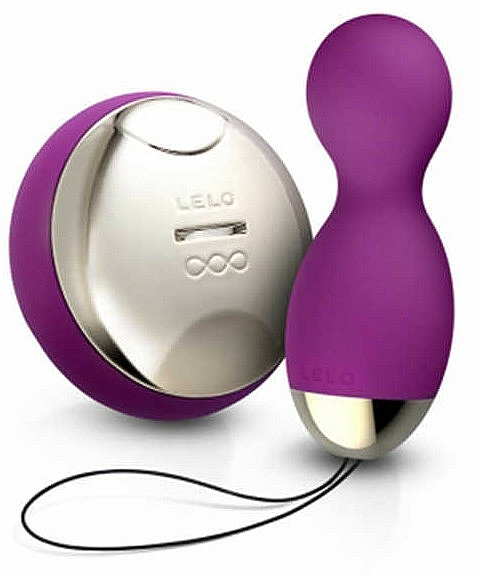 Vaginalkugeln mit Fernbedienung violett - Lelo Hula Beads Deep Rose — Bild N1