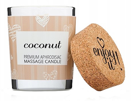 Massagekerze Kokosnuss - Magnetifico Enjoy It Premium Aphrodisiac Massage Candle Coconut — Bild N1