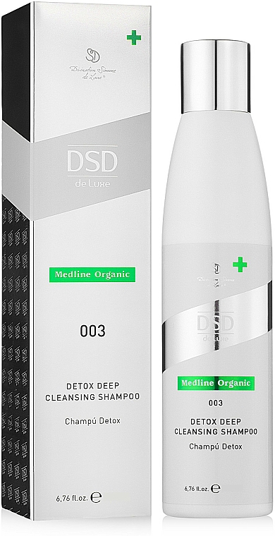Detox-Reinigungsshampoo für das Haar №003 - Simone DSD de Luxe Medline Organic Detox Deep Cleansing Shampoo — Bild N1