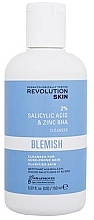 Waschgel mit Salicylsäure und Zink - Revolution Skincare Blemish 2% Salicylic Acid & Zinc BHA Cleanser — Bild N1