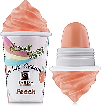 Lippenbalsam-Creme mit Pfirsich - Parisa Cosmetics Sorbet Lip Cream LB-07 — Bild N1
