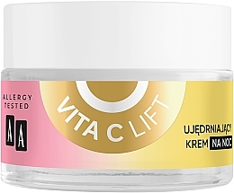 Feuchtigkeitsspendende Anti-Aging Nachtcreme mit Coenzym Q10, Vitaminen C und E und Tranexamsäure 50+ - AA Vita C Lift Firming Night Cream — Bild N2