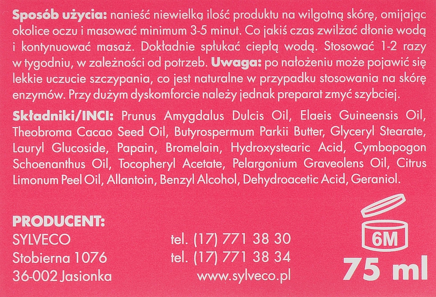 Enzym-Peeling für das Gesicht - Sylveco — Foto N3