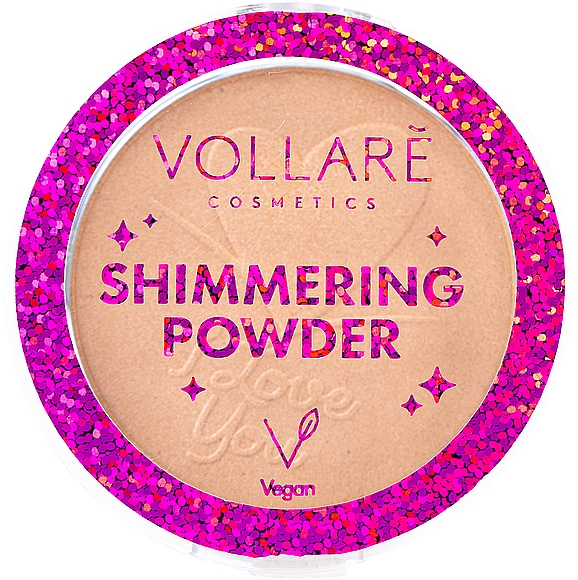 Schimmernder Gesichtspuder mit Arganöl - Vollare Shimmering Powder — Bild N1