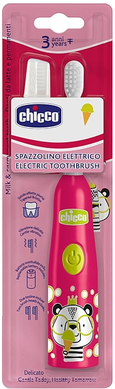 Elektrische Zahnbürste für Kinder 3+ Tiger - Chicco Milk And Permanent Teeth Electric Toothbrush — Bild N2