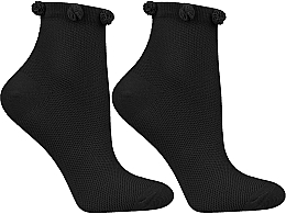 Düfte, Parfümerie und Kosmetik Kurze Damensocken mit Pompons schwarz - Moraj