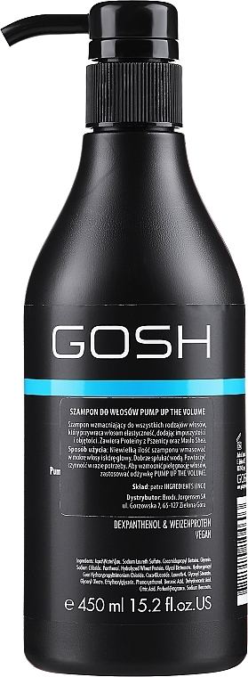 Volumen-Shampoo für feines Haar - Gosh Volume — Bild N4