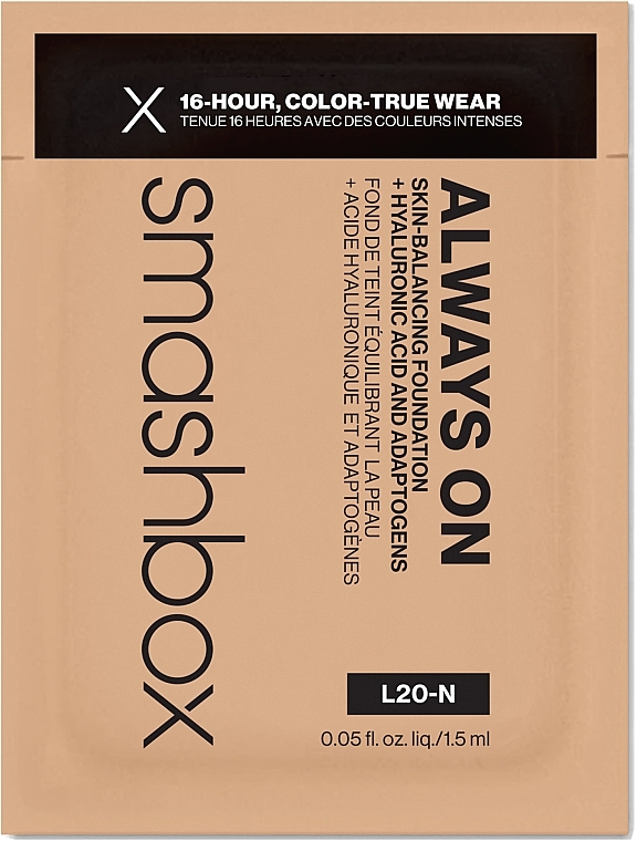 Smashbox Always On Skin-Balancing Foundation (Probe) - GESCHENK! Gesichtsgrundierung — Bild N1