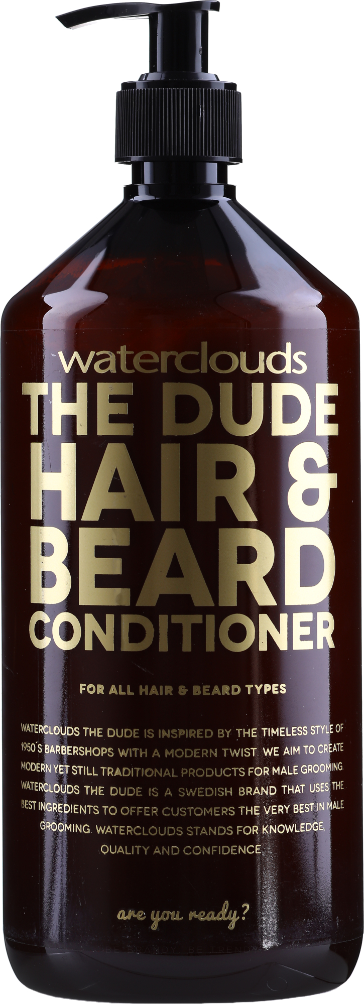Haar- und Bartconditioner für alle Haar- und Barttypen - Waterclouds The Dude Hair And Beard Conditioner — Bild 1000 ml