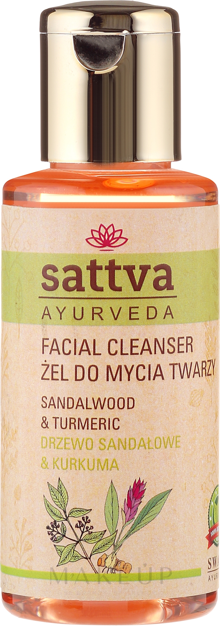 Gesichtsreinigungsgel - Sattva Facial Cleanser Sandalwood — Bild 100 ml