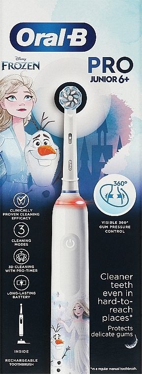 Elektrische Zahnbürste - Oral-B Pro Junior Frozen  — Bild N1