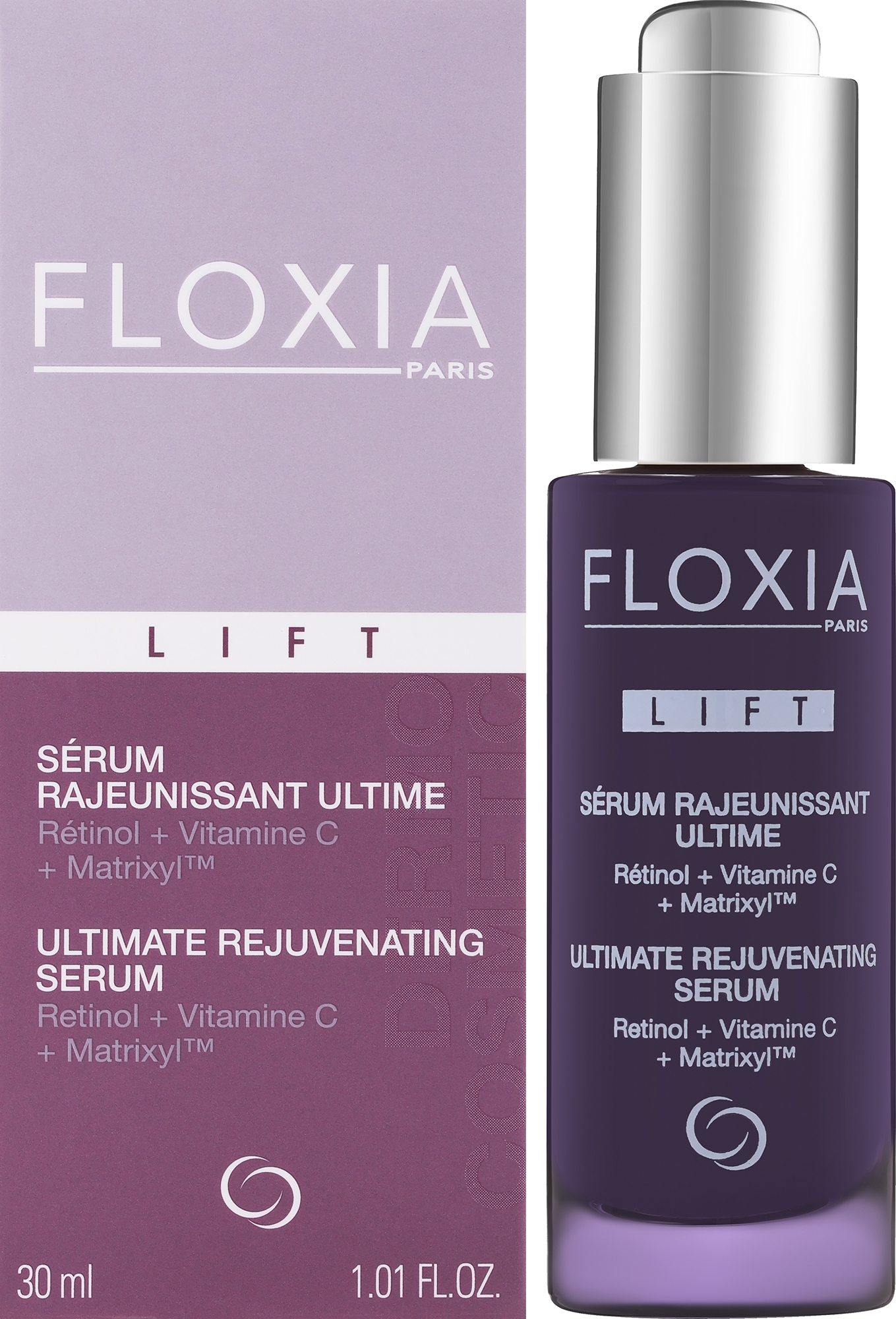 Verjüngendes Gesichtsserum  - Floxia Lift Ultimate Rejuvenating Serum Retinol + Vitamine C + Matrixyl  — Bild 30 ml