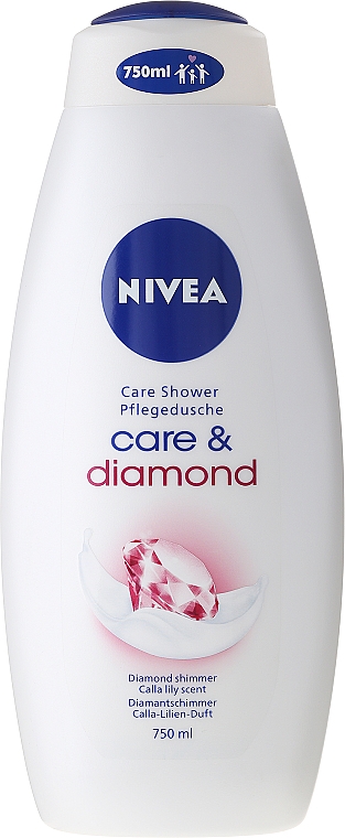 Creme-Duschgel - NIVEA Care & Diamond Cream Shower Oil — Bild N3