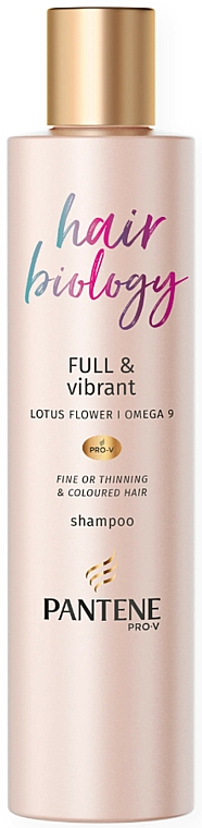 Volumen-Shampoo für dünnes und gefärbtes Haar - Pantene Pro-V Hair Biology Full & Vibrant Shampoo — Bild N1