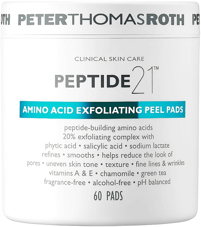 Peelingpads mit Aminosäure - Peter Thomas Roth Peptide 21 Amino Acid Exfoliating Peel Pads — Bild N1