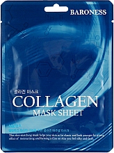 Düfte, Parfümerie und Kosmetik Tuchmaske mit Kollagen - Beauadd Baroness Mask Sheet Collagen