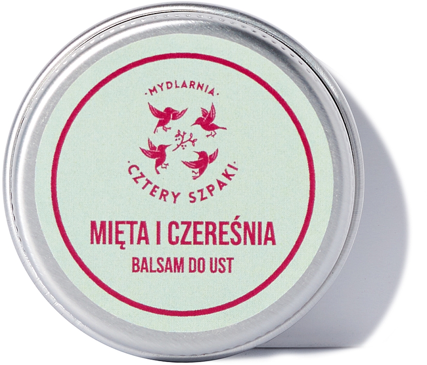 Lippenbalsam Minze und Kirsche - Cztery Szpaki Lip Balm — Bild N1