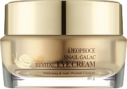 Düfte, Parfümerie und Kosmetik Anti-Aging Gesichtscreme mit Schneckenmucin - Deoproce Snail Galac-Tox Revital Eye Cream
