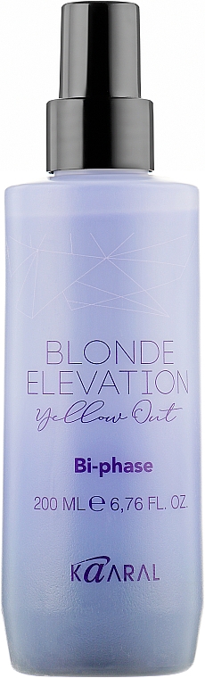 Zweiphasiges Leave-in-Spray für blondiertes Haar - Kaaral Blonde Elevation Yellow Out Bi-phase — Bild N1