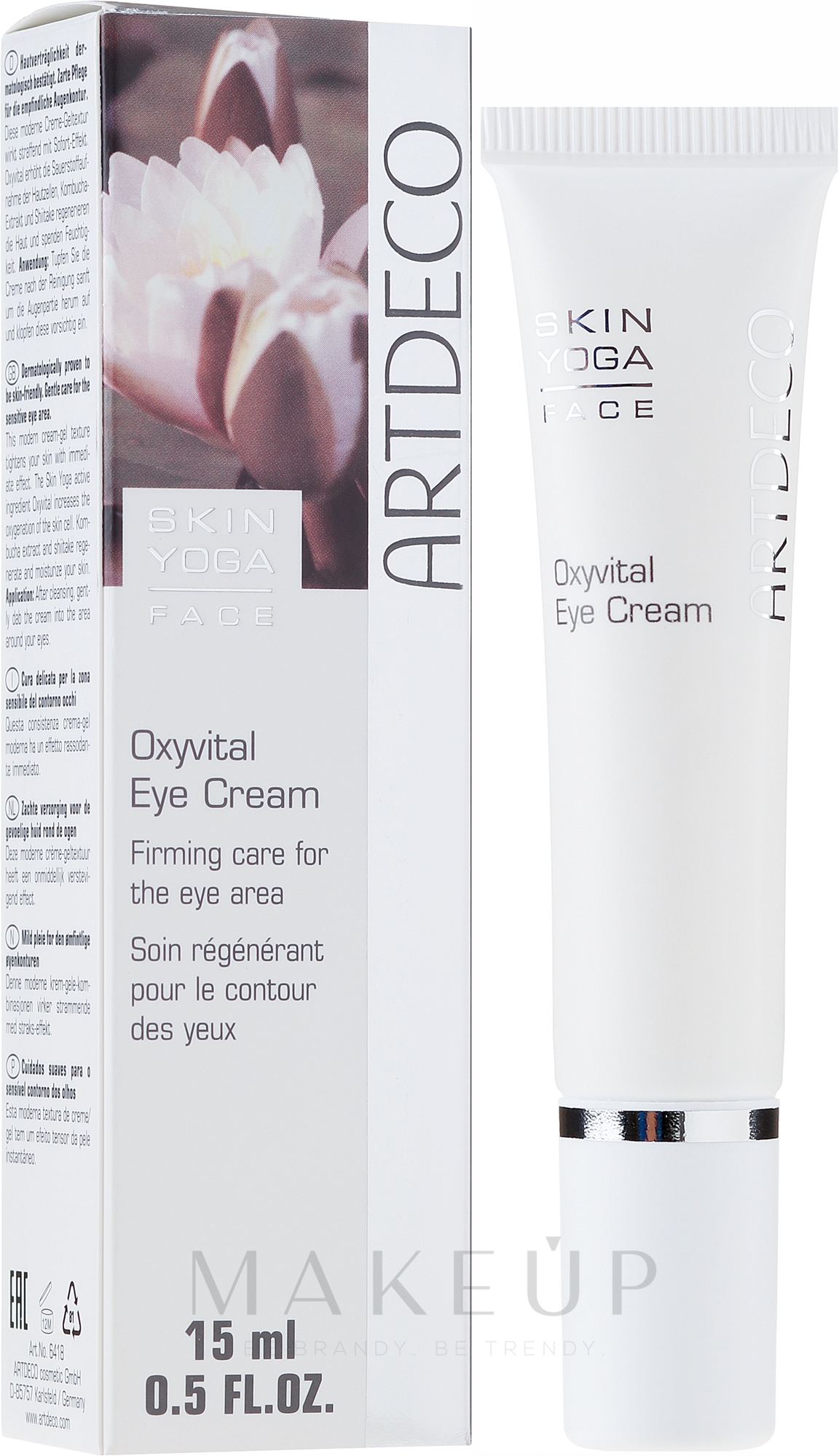 Straffende Augenkonturcreme mit Oxyvital - Artdeco Oxyvital Eye Cream — Bild 15 ml