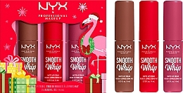 Lippen-Make-up Set - NYX Professional Makeup Matte Lip Trio (Lippenstift 3x4ml)  — Bild N2