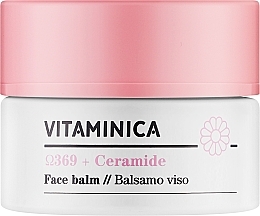 Creme-Balsam für trockene und empfindliche Haut - Bioearth Vitaminica Omega 369 + Ceramide Face Balm  — Bild N1