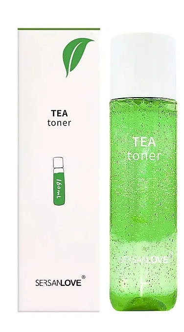 Gesichtstoner mit Grüntee-Extrakt - SersanLove Green Tea Toner Moisturizing Water — Bild N1