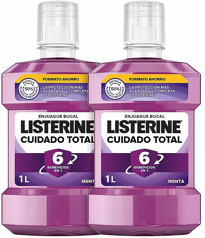 Set - Listerine Total Care 6-in-1 (mouthwash/2x1000ml) — Bild N1